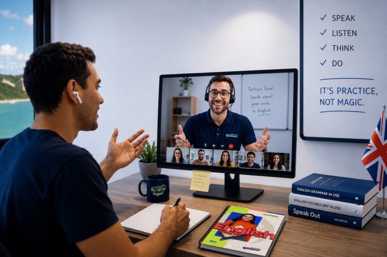 Contra a onda dos apps, curso de inglês aposta no professor Contra a onda dos apps, curso de inglês aposta no professor