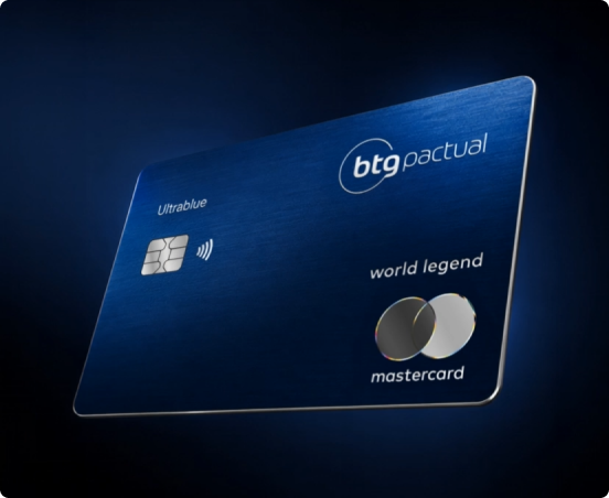 BTG Pactual amplia experiência Ultrablue com lançamento do cartão World Legend