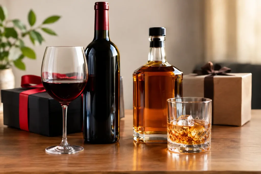 Vinho ou whisky para presente vale mais a pena?
