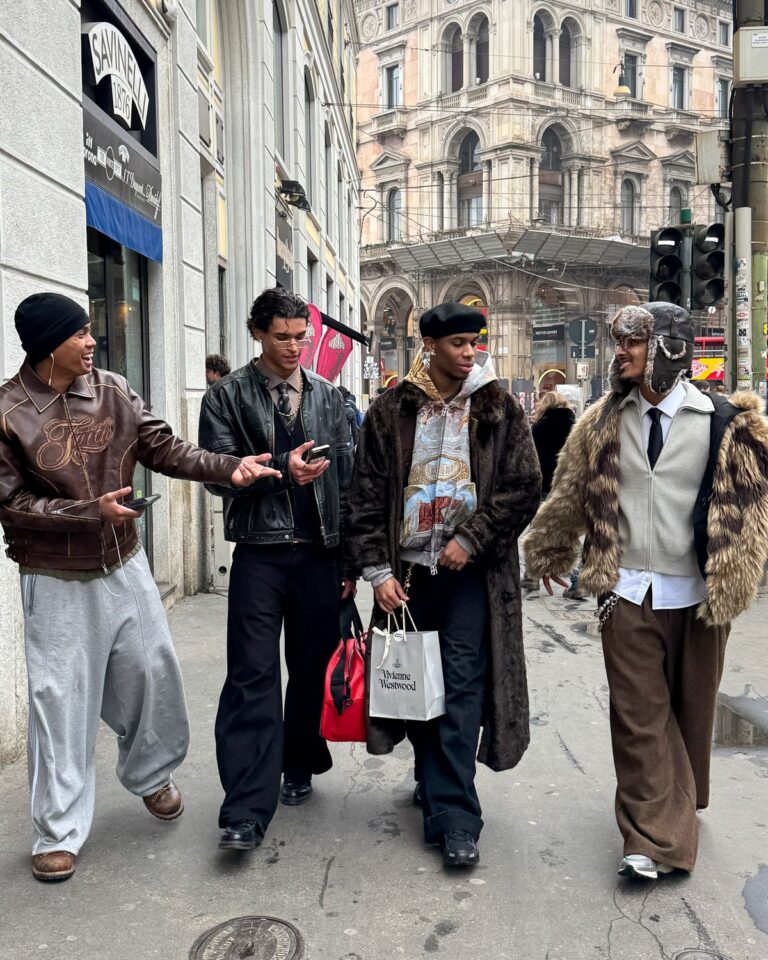 homens de elite com o estilo streetwear