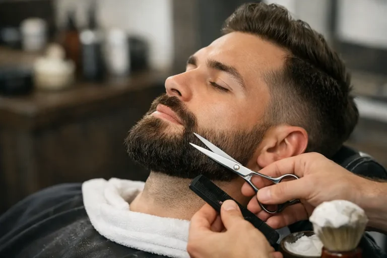 Barba bem cuidada passo a passo de verdade