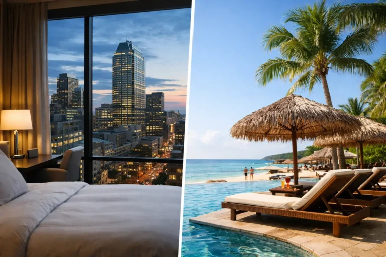 Hotel urbano ou resort: qual vale mais?