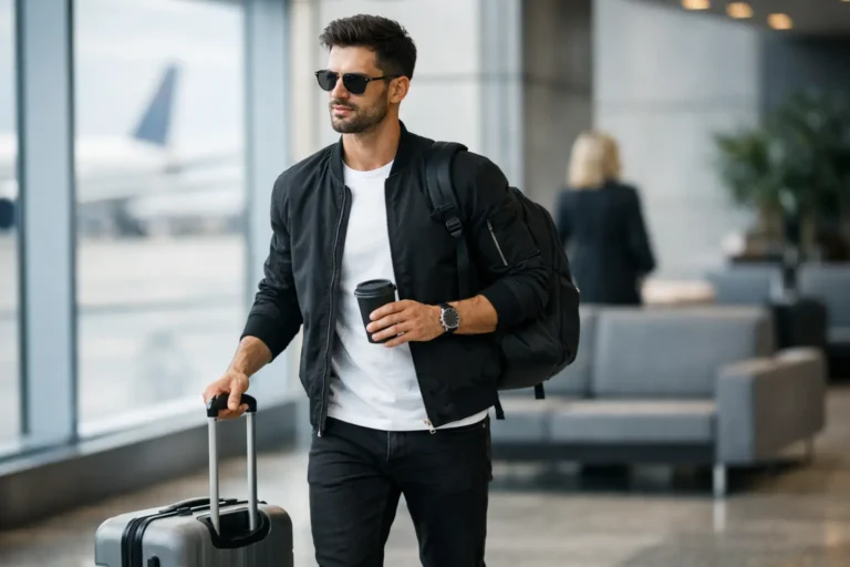Looks masculinos para aeroporto sem erro