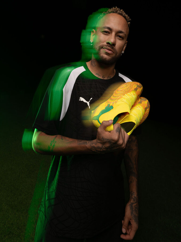 A fênix renasce: PUMA e KidSuper revelam chuteira FUTURE desenhada exclusivamente para Neymar Jr.