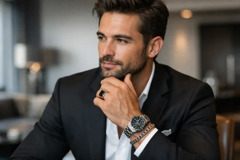 Joias masculinas: presença, estilo e escolha Joias masculinas: presença, estilo e escolha
