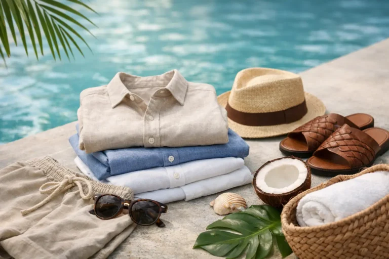 Guia de tecidos para verão masculino sem erro