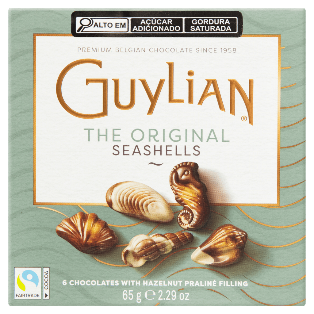 bombons guylian conchinhas de chocolate
