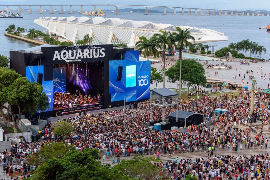 Projeto Aquarius reúne Emicida, Leci Brandão e Orquestra Sinfônica Brasileira no Rio de Janeiro