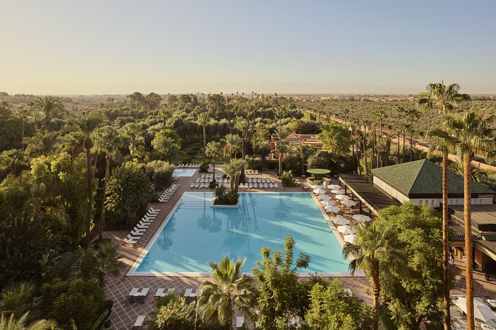 jardins e piscina