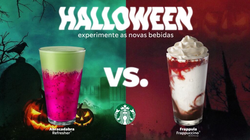 Starbucks Brasil relança o Frappula Frappuccino® e o Abracadabra Refresher para o Halloween